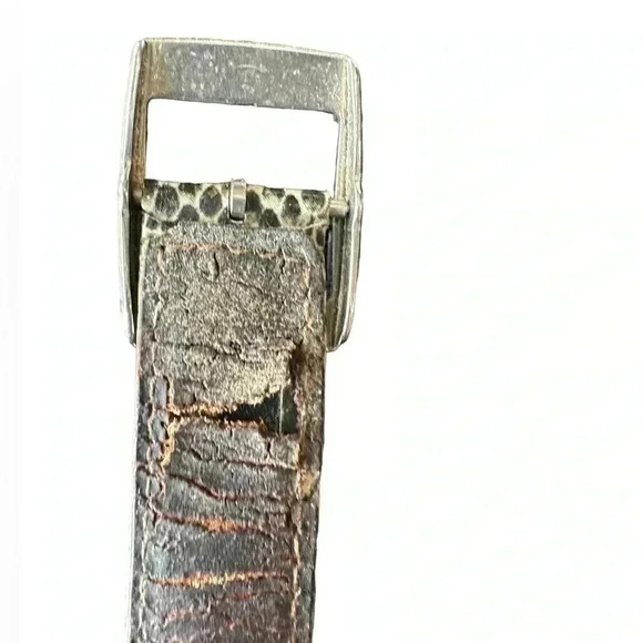 Swatch Irony Time of Duty Python band Watch NEW battery! - Picture 4 of 6